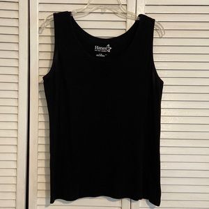 Black Hanes Tank Top